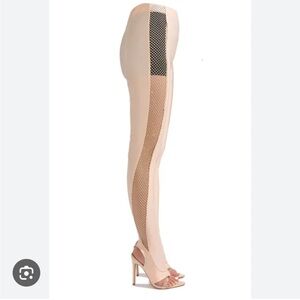 •CAPE ROBBIN• “Raquel” Stretch Legging Stiletto Heels - Tan (Nude) // NIB